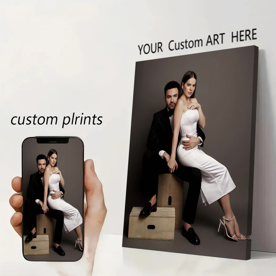 Home Textiles & Furnishings - Op maat gemaakte canvasposter Anime Game