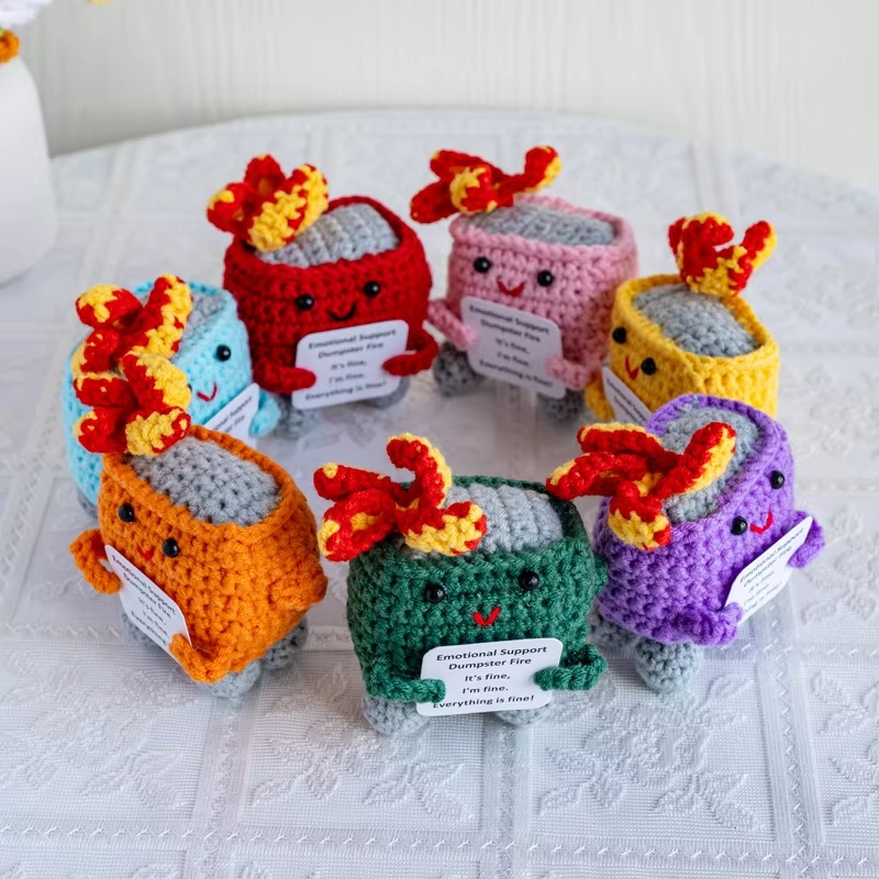 Home And Textiles Today - Handgemaakte gehaakte dumpster vuurpop - schattig