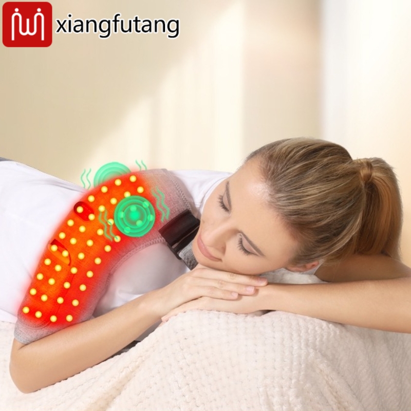 Heated Pad Electric - Rode Licht Verwarmde Schouderondersteuning met Vibratie