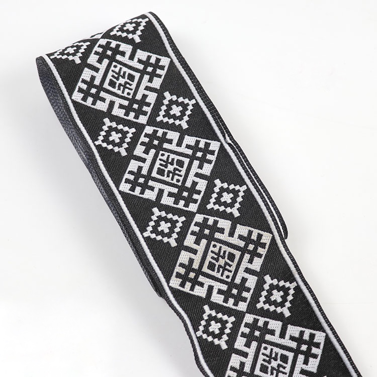 Home Textiles India - 5Yards Hmong Borduurwerk Jacquard Geweven Singels