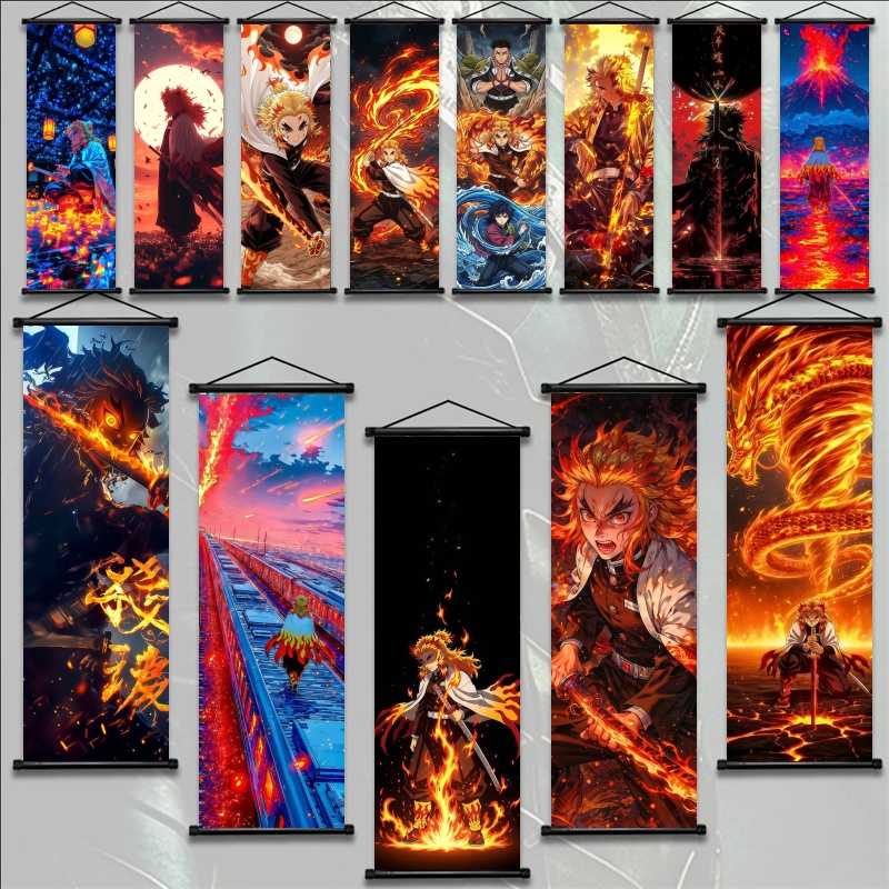 Textiles For Home - Demon Slayer Kyojuro Rengoku HD Print