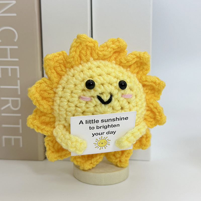 Home And Textiles Today - Grappige positieve gehaakte zonneschijn pop desktop