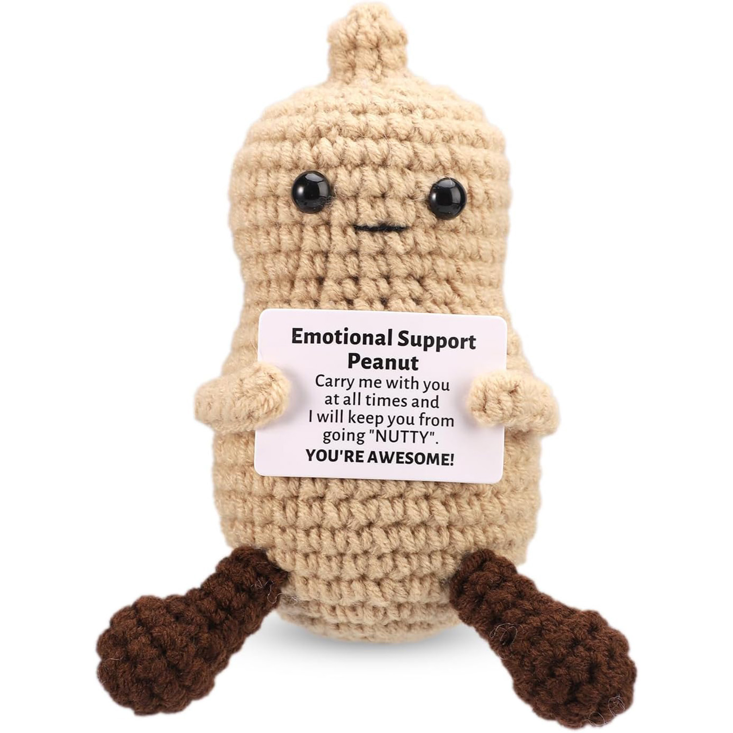 Home And Textiles Today - Grappige gehaakte pinda handgemaakte ornamenten emotionele