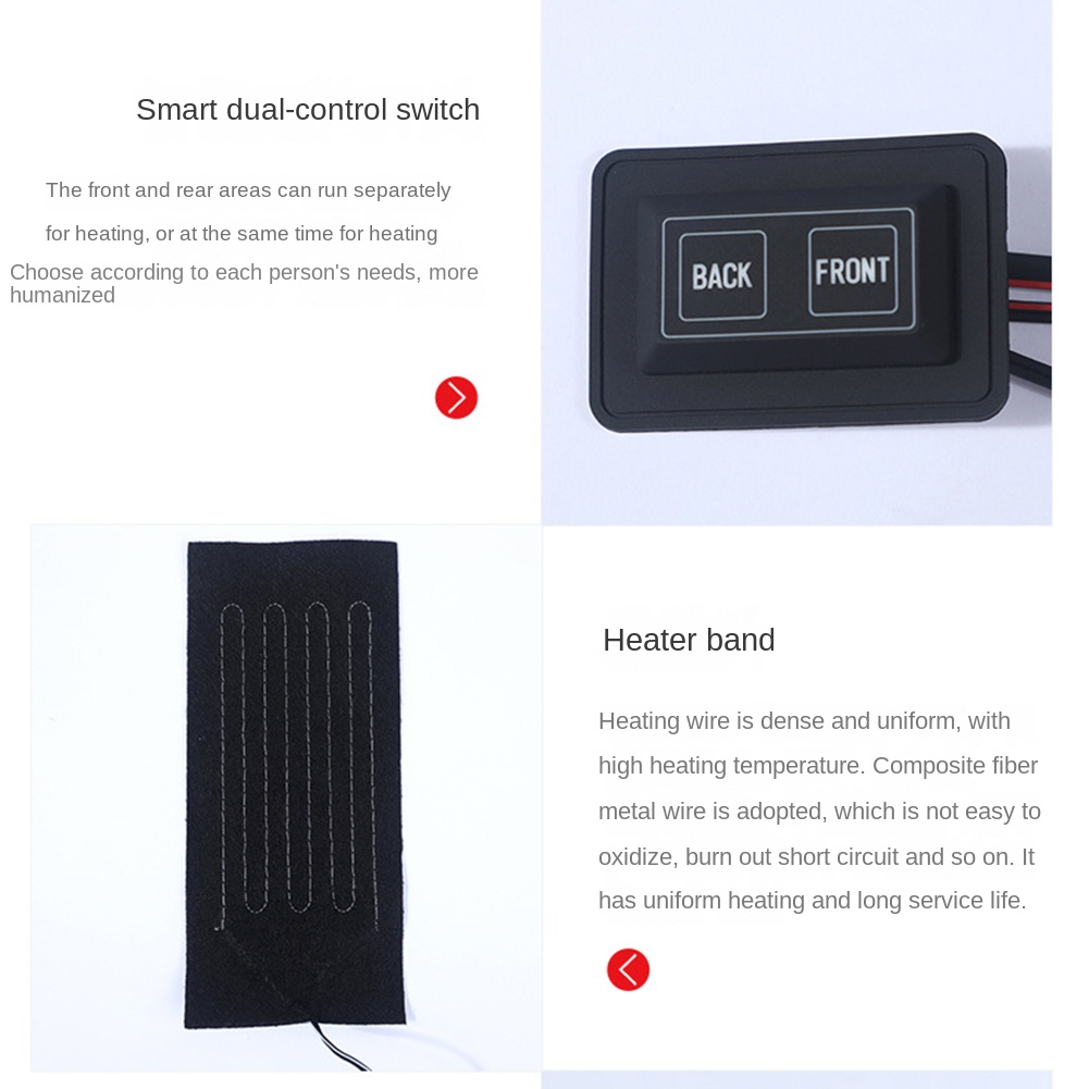 AB68 USB-kledingverwarmingspad - Heated Pad Electric recensie en prijs