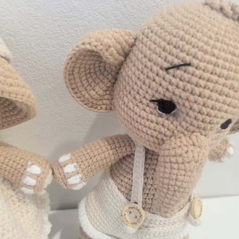 Handgemaakt gehaakt olifant kn - Home And Textiles Today recensie en prijs