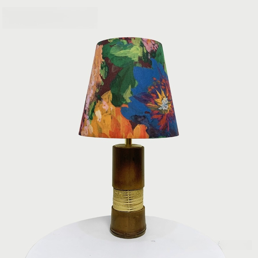 Tafellamp van natuurlijk rotan - Home Textiles Importers In Usa recensie en prijs