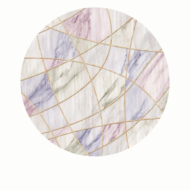 ~O~Light luxe ronde vloermat v - Home Lines Textiles recensie en prijs