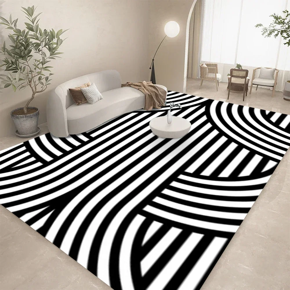 HD-zwart wit geometrische lijn - Home Lines Textiles recensie en prijs
