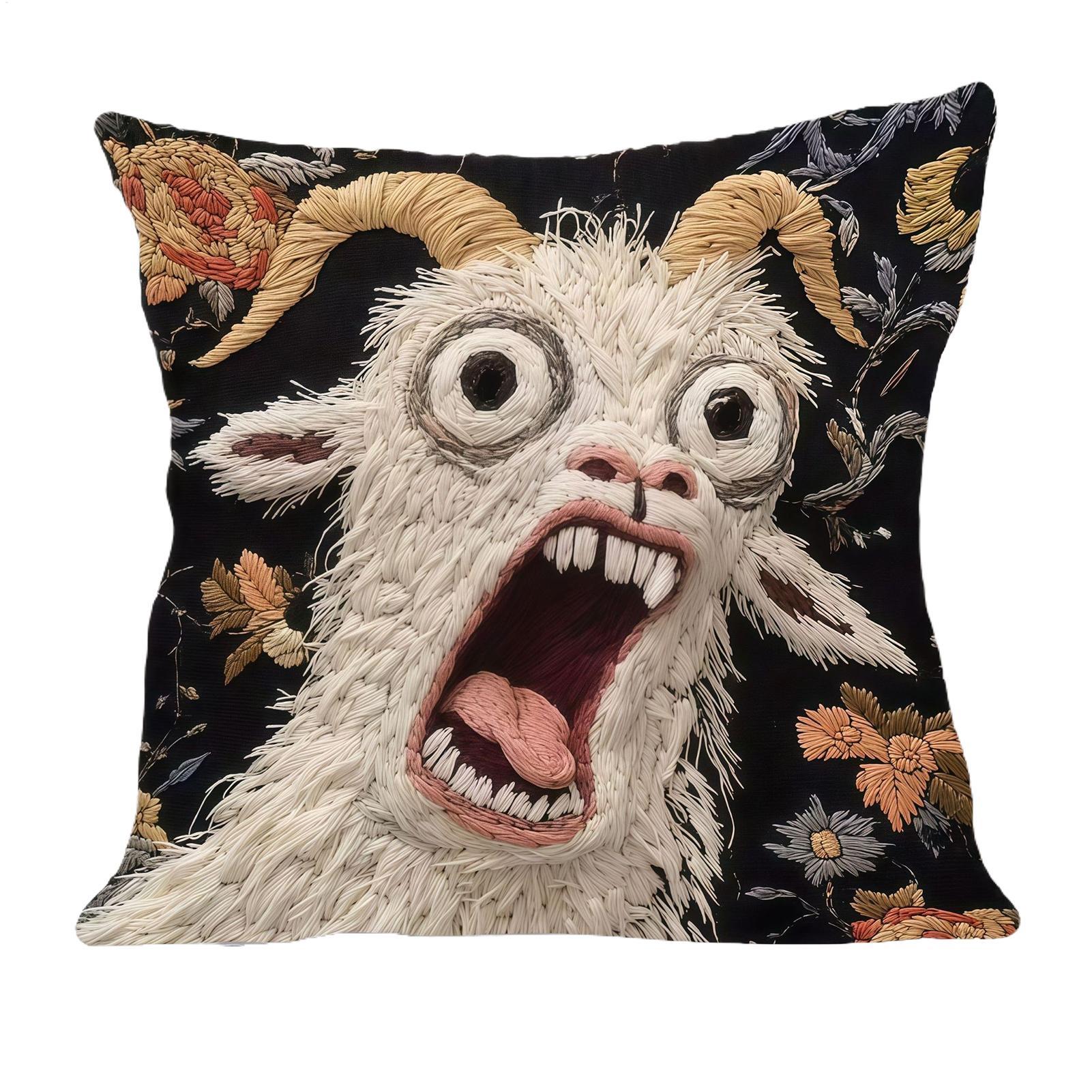 45x45cm Screaming Goat Kussens - Pillow Cover 20X20 recensie en prijs