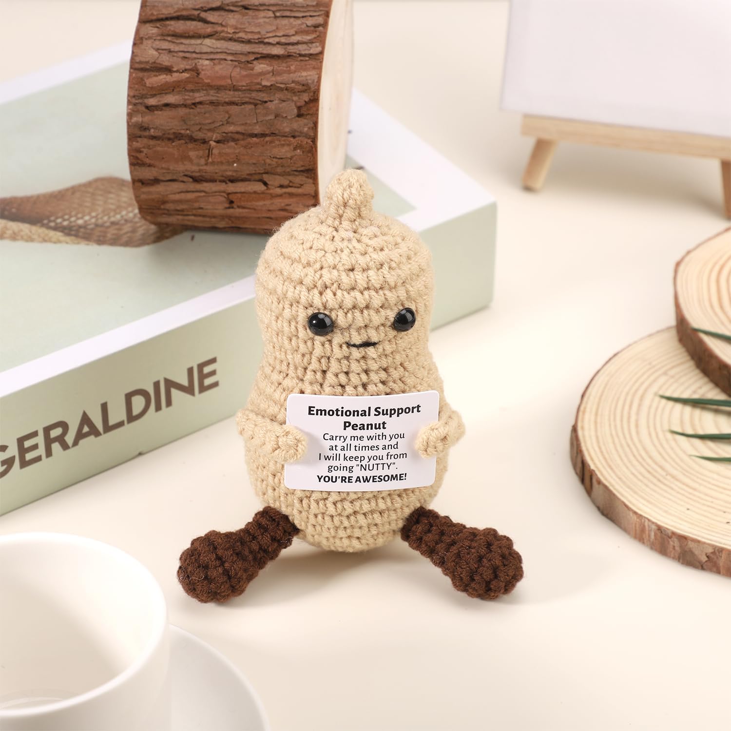Grappige gehaakte pinda handge - Home And Textiles Today recensie en prijs
