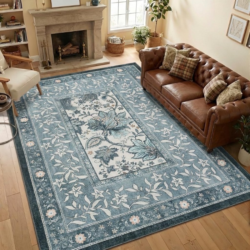 Retro plantenprint tapijt voor - Home Lines Textiles recensie en prijs