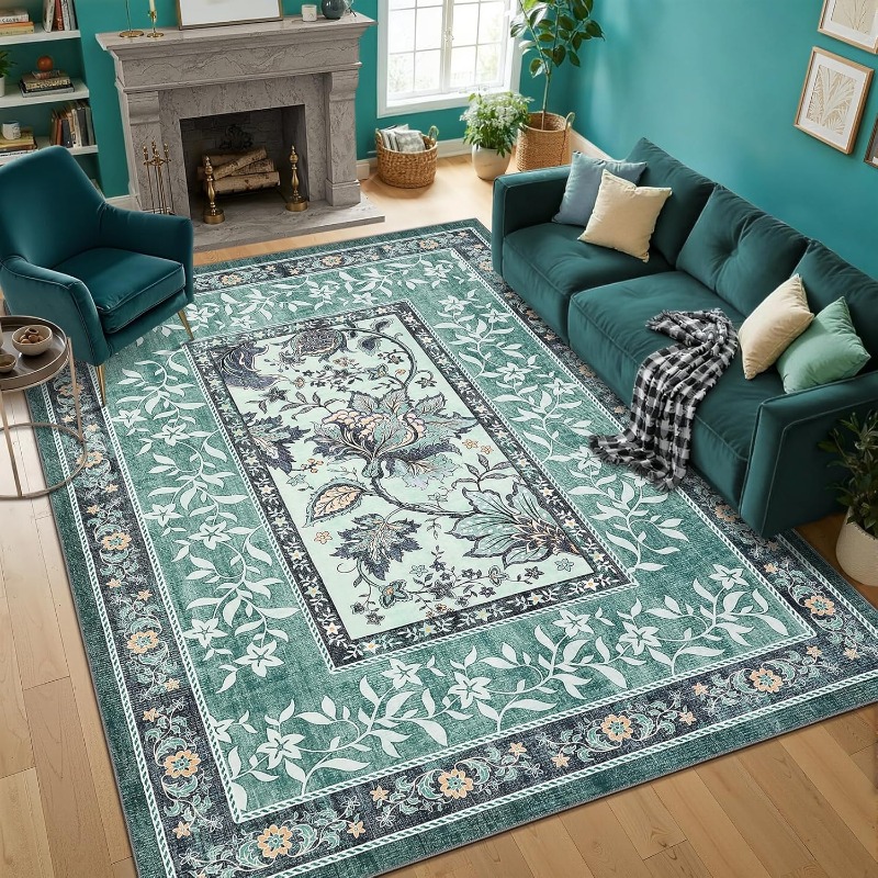 Retro plantenprint tapijt voor - Home Lines Textiles recensie en prijs