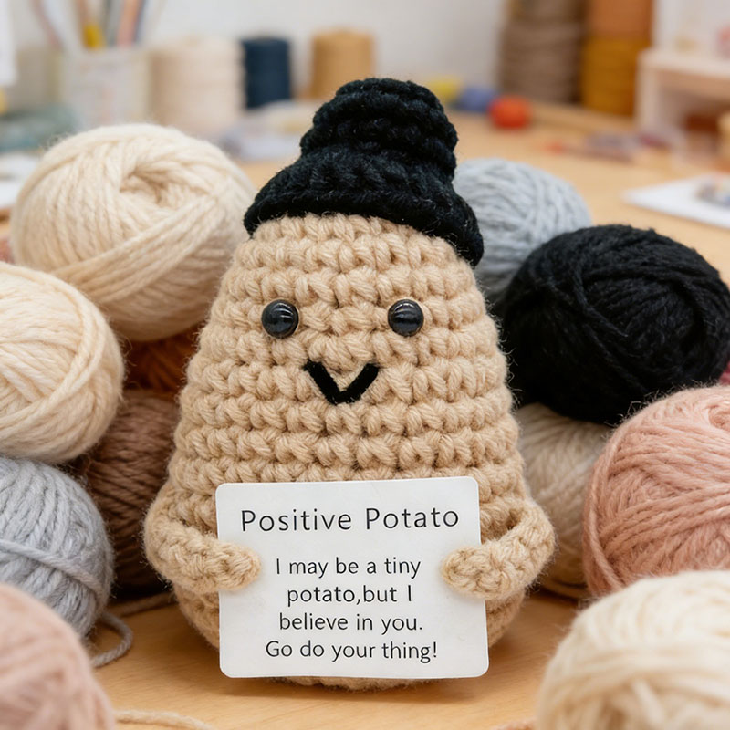 Schattig positief aardappelhaa - Home And Textiles Today recensie en prijs